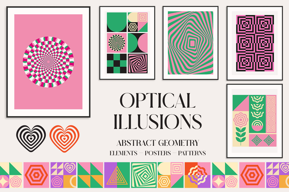 Circular Optical Illusion Vector Images (over 5,400)