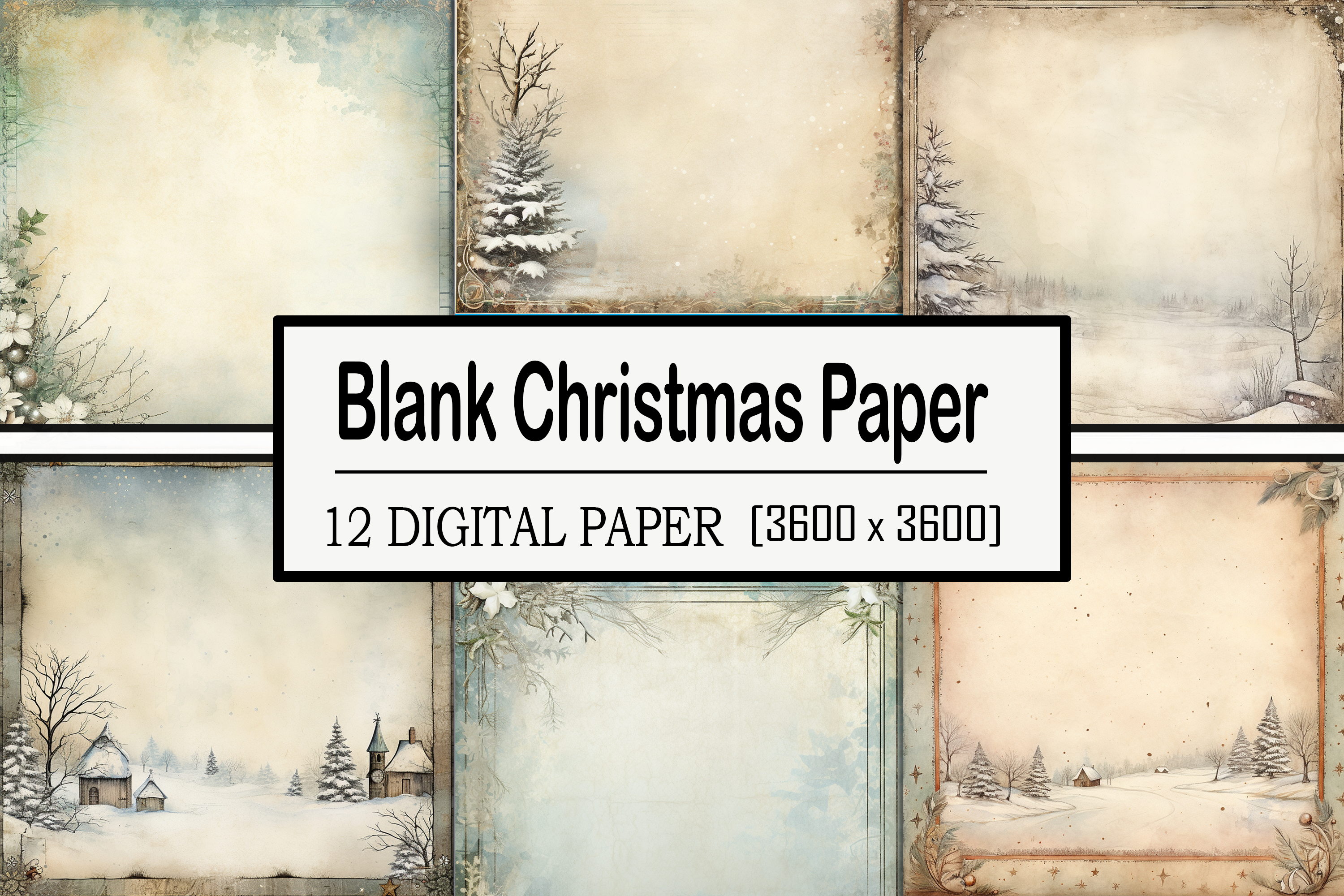 White Wedding Digital Paper Bundle Graphic by MashMashStickers