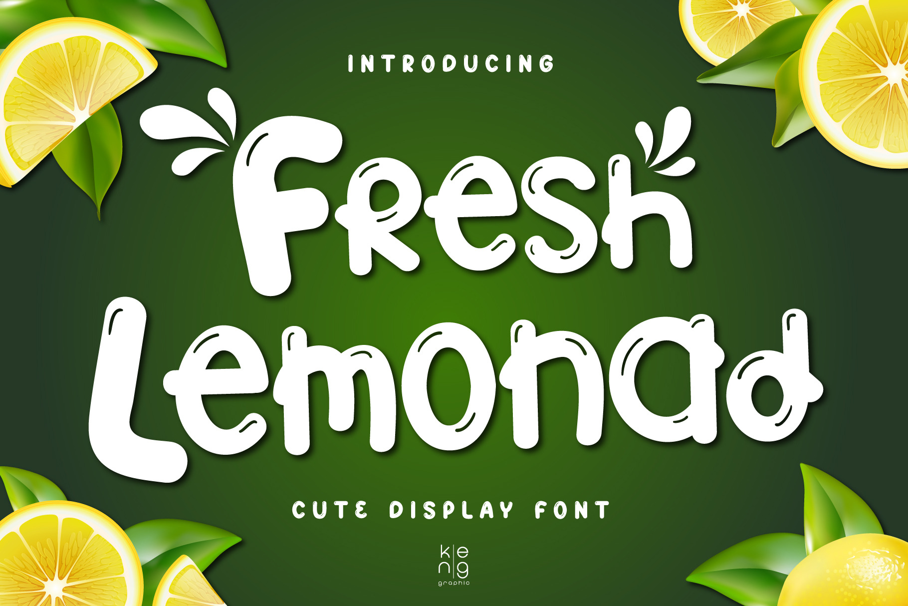 Fresh Lemonade Font Handwriting Fonts Creative Market