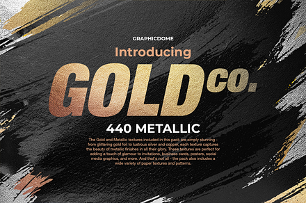 Gold & Silver Foil Textures — Medialoot