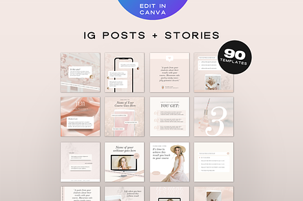 SALE Instagram story templates Canva | Social Media Templates ...