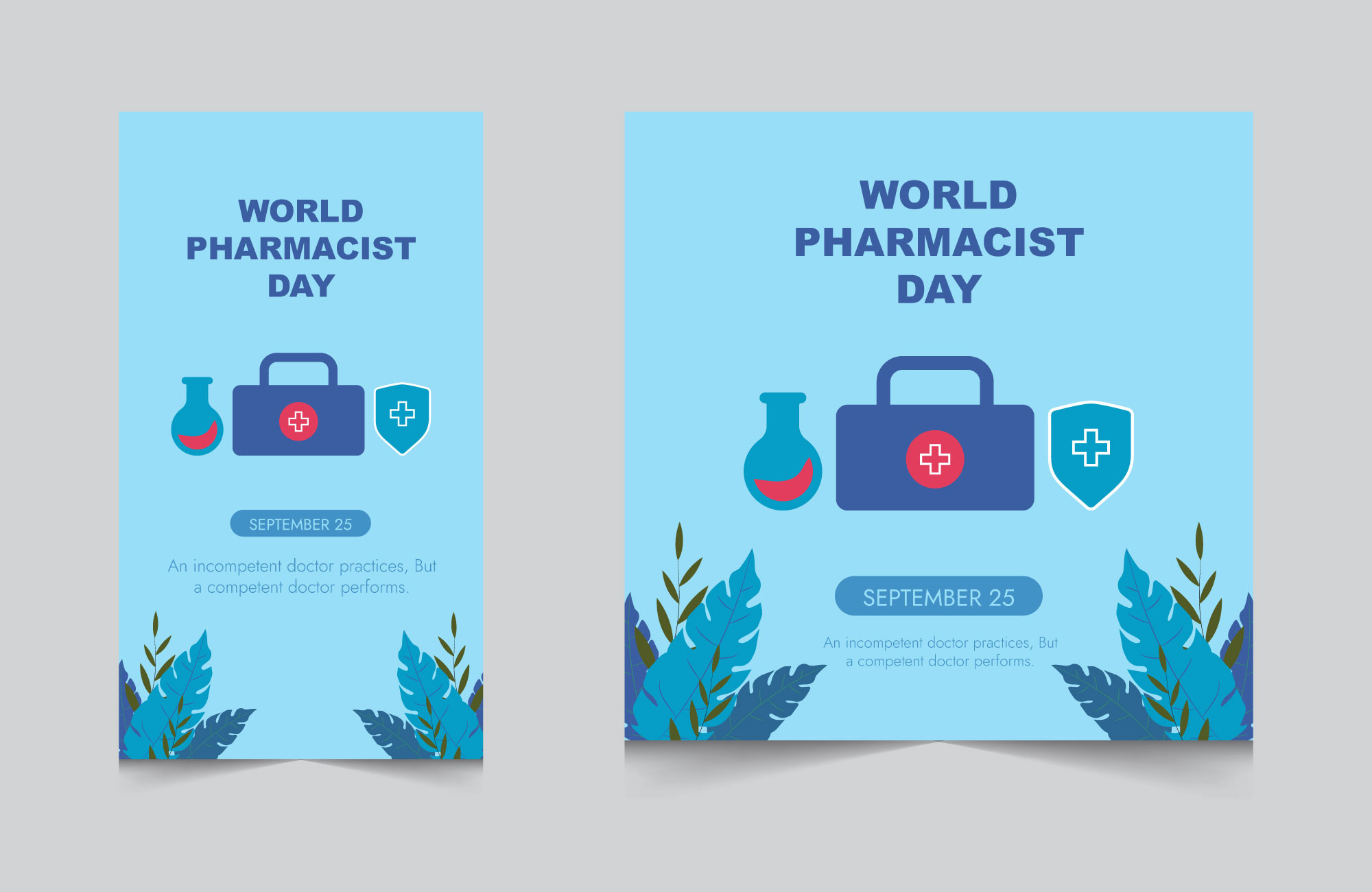 world pharmacist day banner | Social Media Templates ~ Creative Market