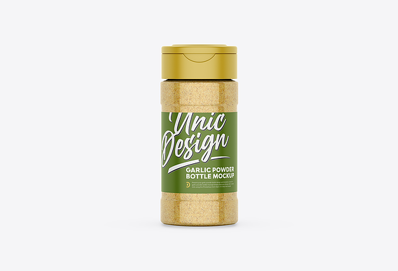 Powder bottle mockup