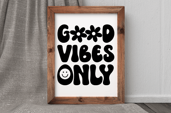 Good Vibes Only Svg Retro Groovy Smiley Face Flower Svg Png