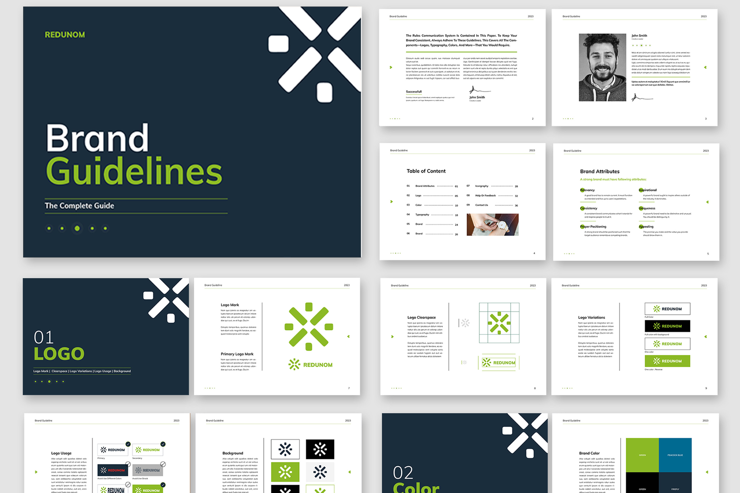 Brand Guideline Design Layout | Creative Market