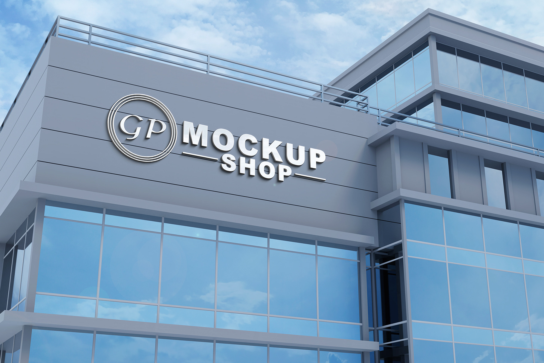 3D Logo Realistic Mockup | Creative Market