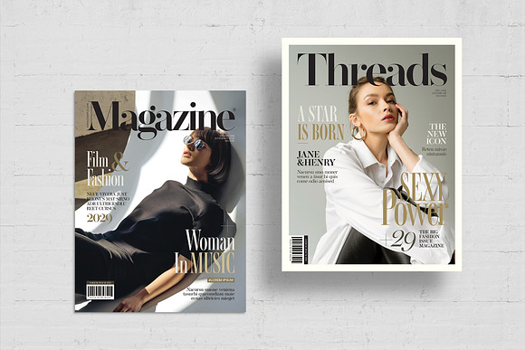 Fashion Magazine Template - BrandPacks