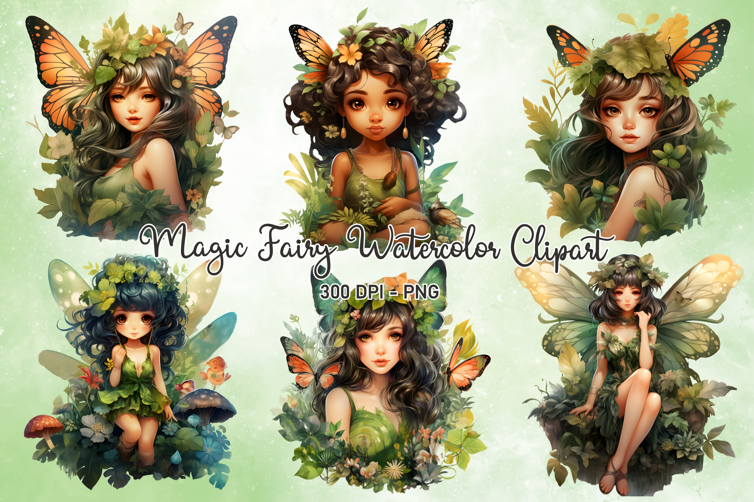 Little Cute Magic Fairy | Creative Market