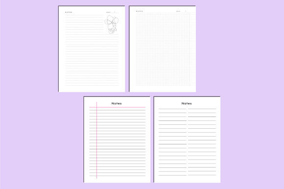 Canva Kids notebook page bundle