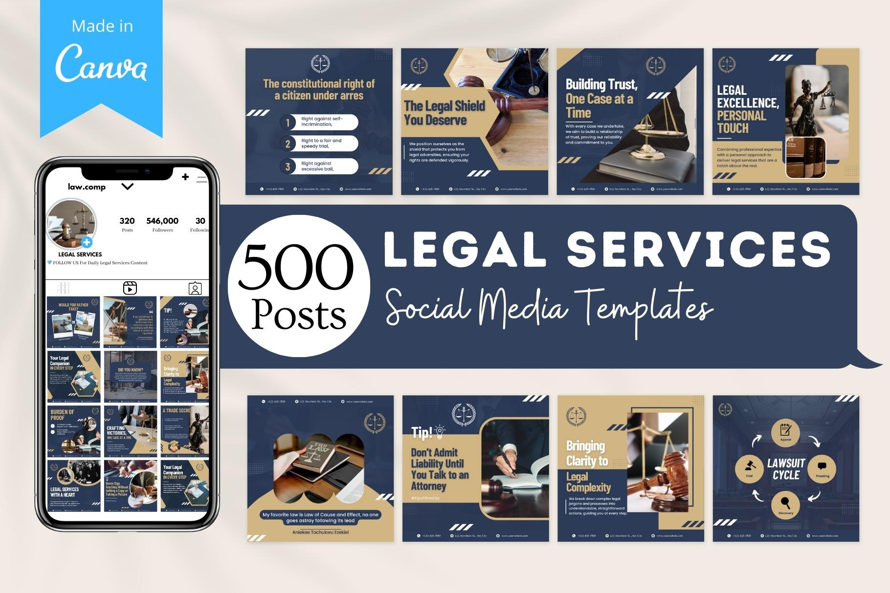 300-law-templates-canva-posts-creative-market