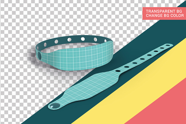 Event Wristband Mockup | Creative Photoshop Templates ~ Creative Market