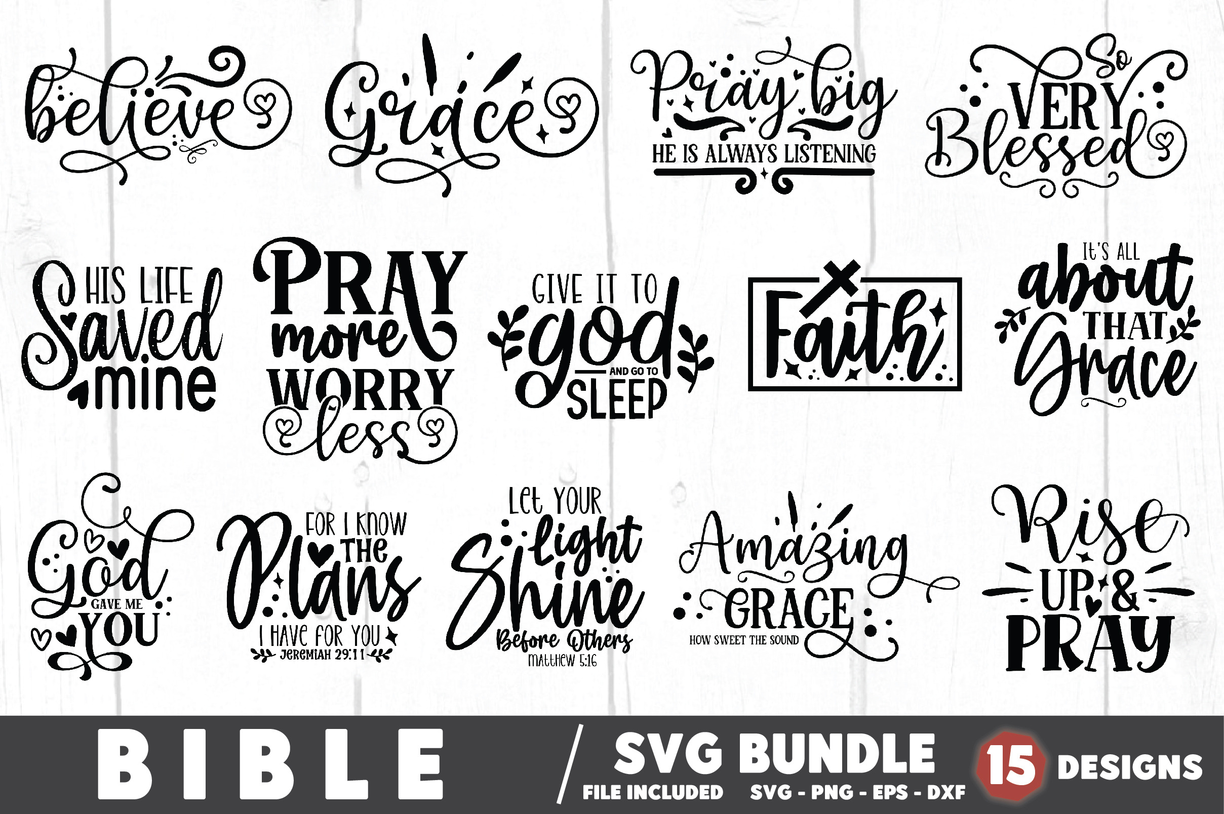 Bible SVG Bundle | Graphics ~ Creative Market