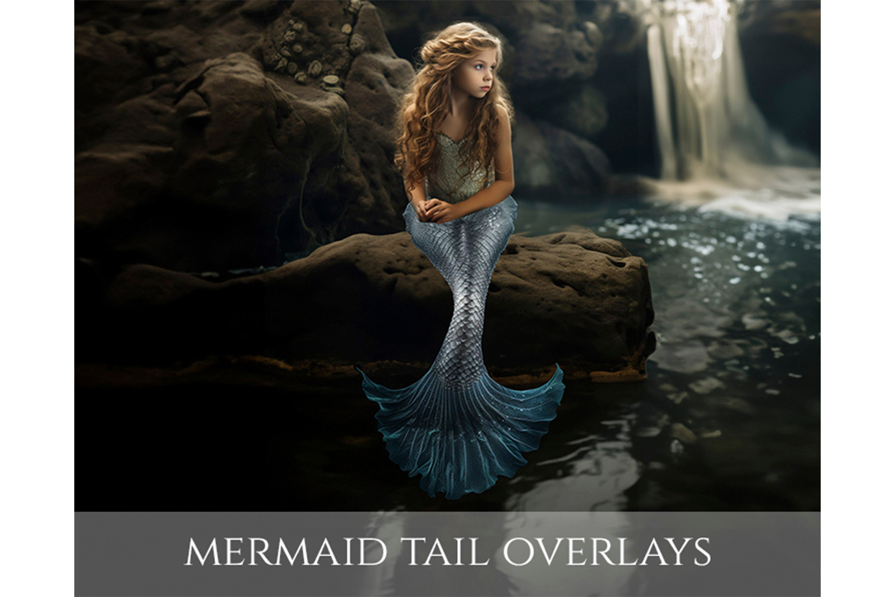 Mermaid Tail Overlays, PNGs | Layer Styles ~ Creative Market