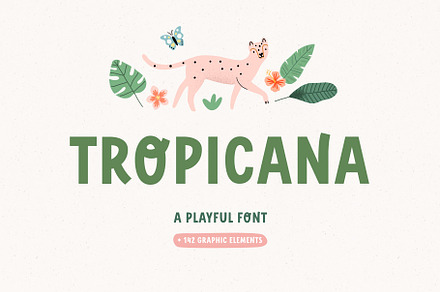 Safari Silhouette Font, Free download