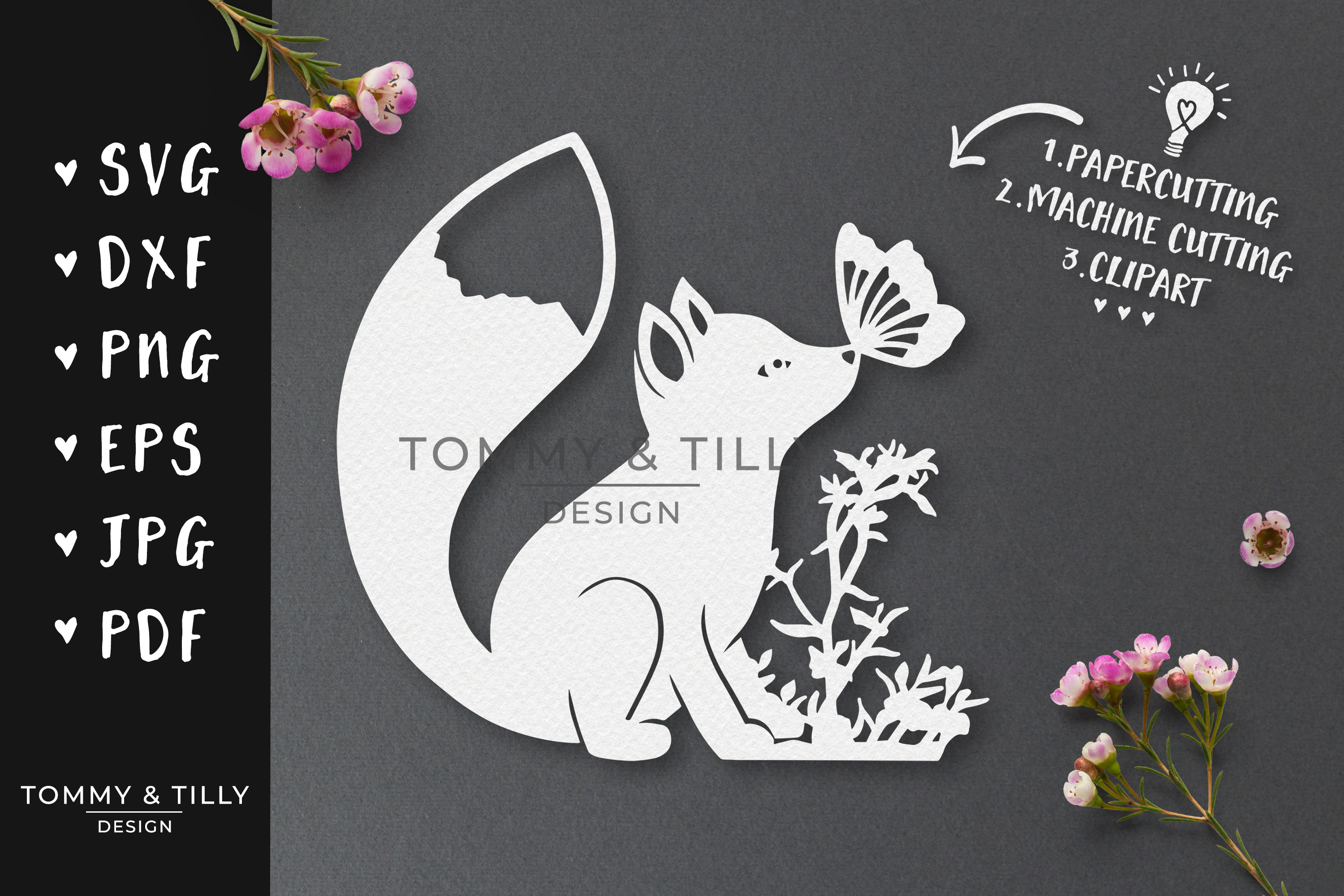 Download Little Woodland Fox Cut File Pre Designed Photoshop Graphics Creative Market