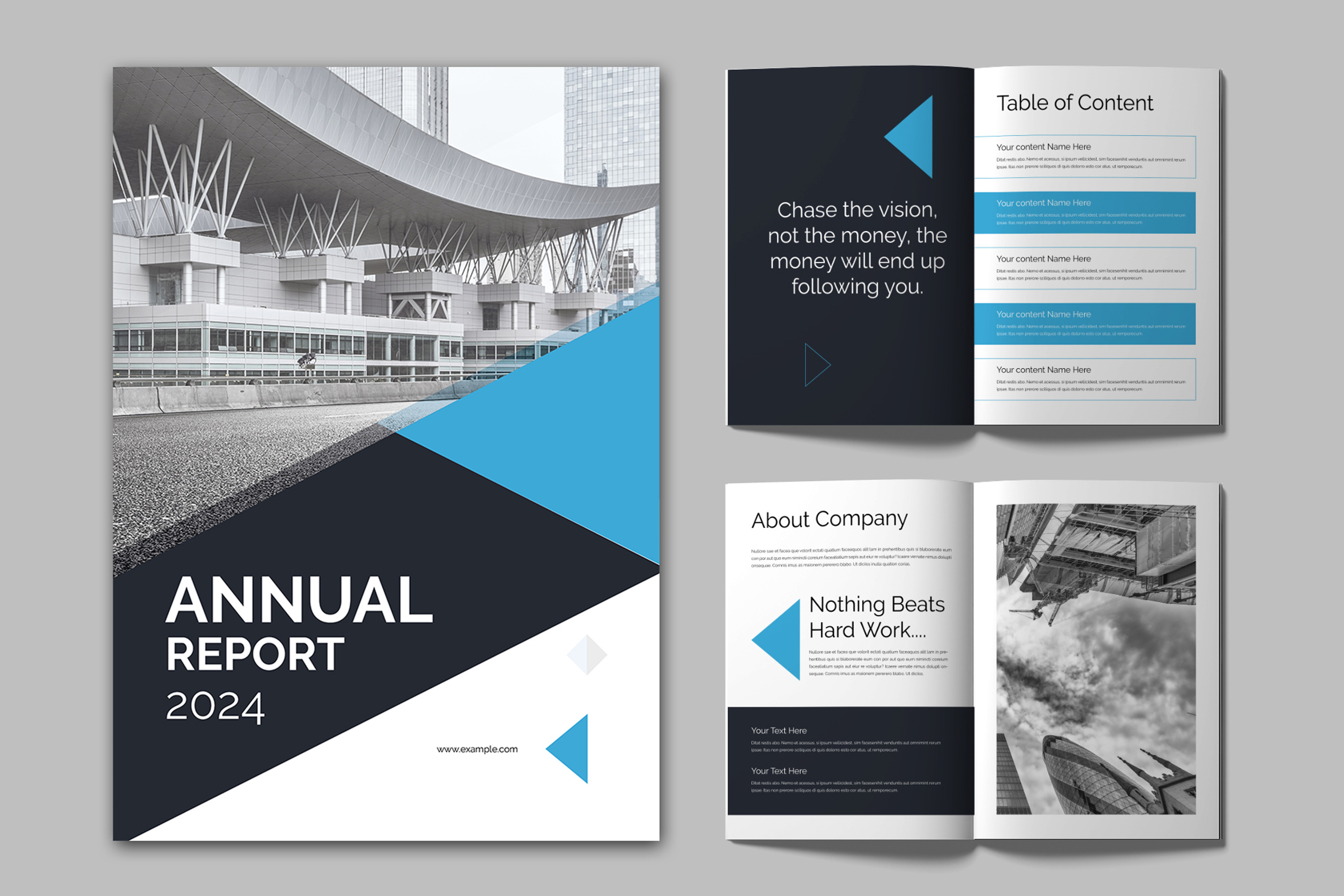 Annual Report 2024 Brochure Design Creative Market