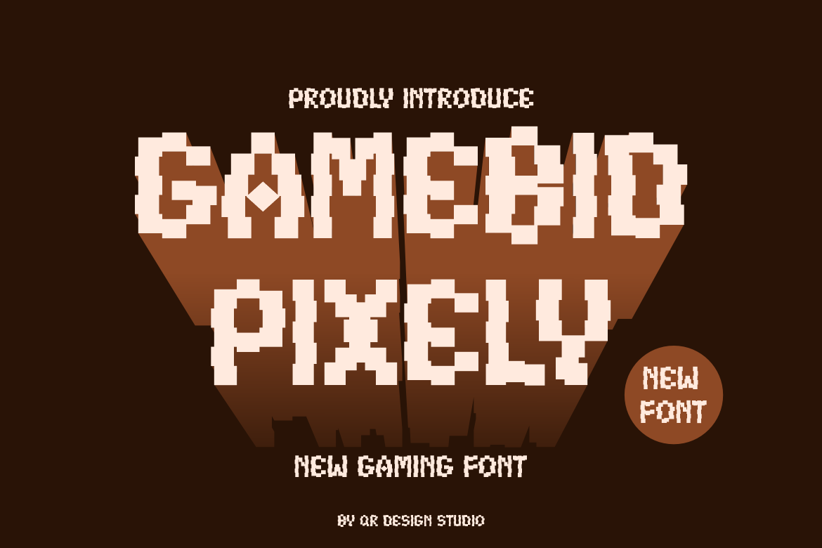 Gamebid Pixely - Game Font | Sans Serif Fonts ~ Creative Market