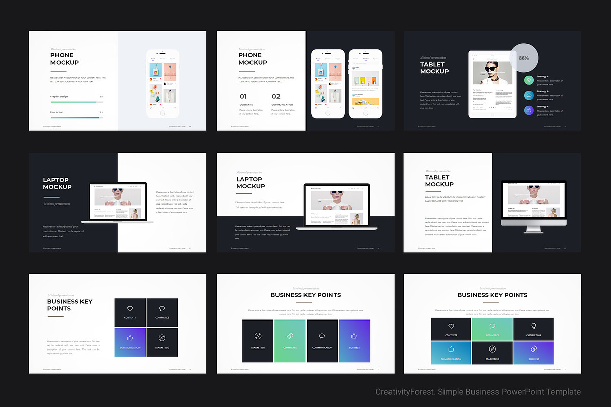 Simple Business PowerPoint Template | Creative PowerPoint Templates ...