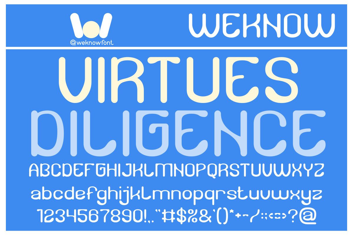 virtues font | Creative Market