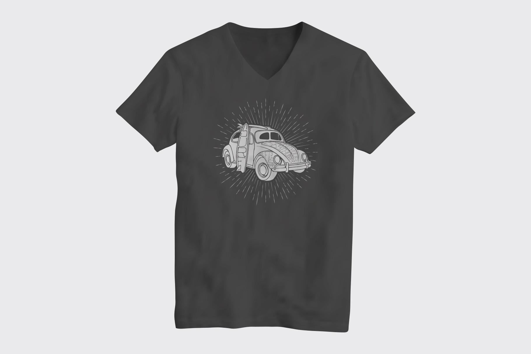 Download Surf Car T Shirt Design Concept Creative Illustrator Templates Creative Market