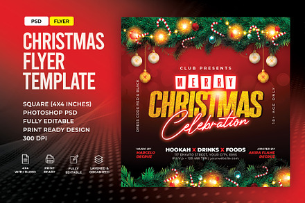 10 Christmas Kit Templates (PSD) - PixelsDesign