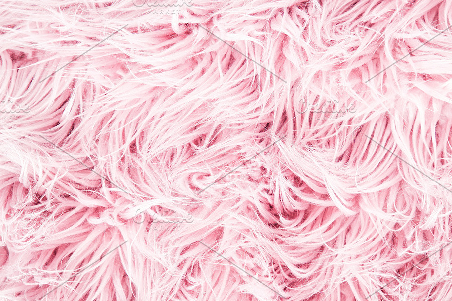 Pink fluffy fur background | High-Quality Abstract Stock Photos