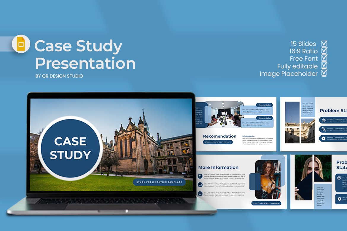 case study google slide theme