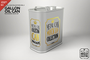 Download Matte Olive Oil Tin Can Mockup Creative Photoshop Templates Creative Market