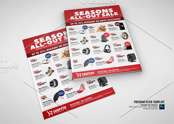 Premium Art Supplies Sale Promotion Online Flyer Template - VistaCreate