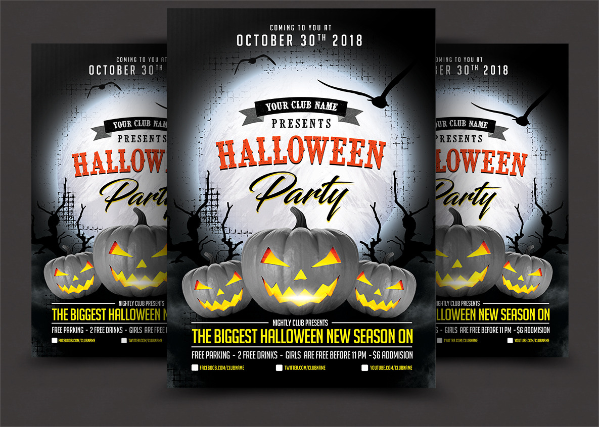 Halloween Flyer | Flyer Templates ~ Creative Market