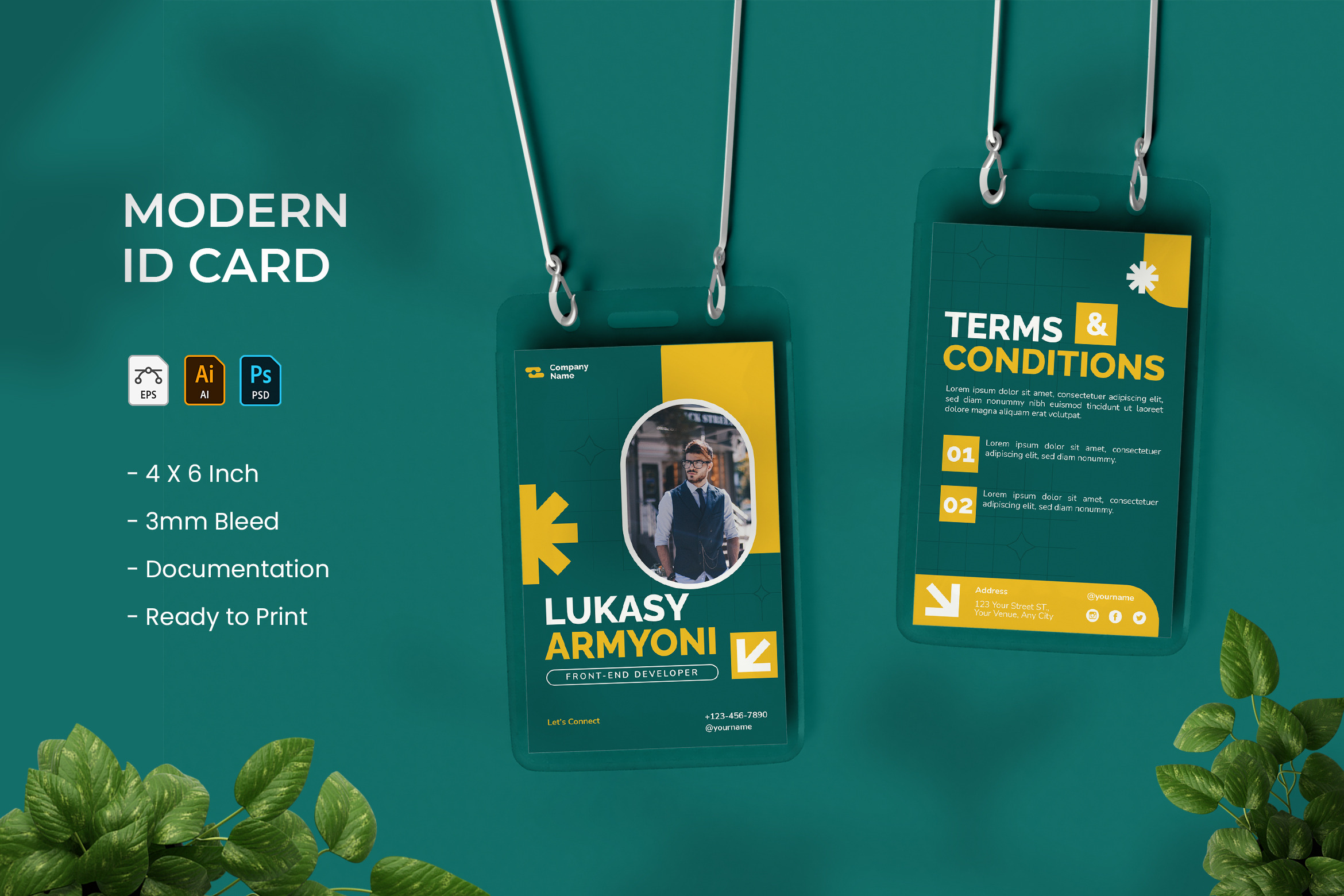 modern-green-id-card-print-templates-creative-market