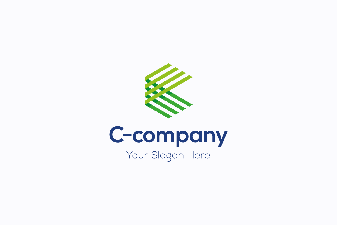 C company logo | Creative Illustrator Templates ~ Creative Market