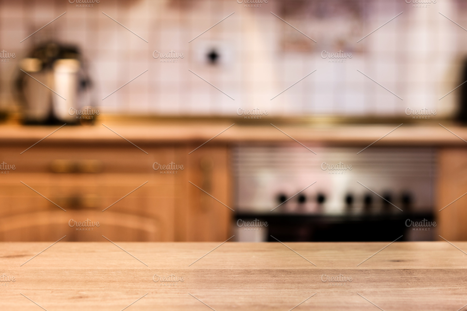 Kitchen and blur background | Food Images ~ Creative Market