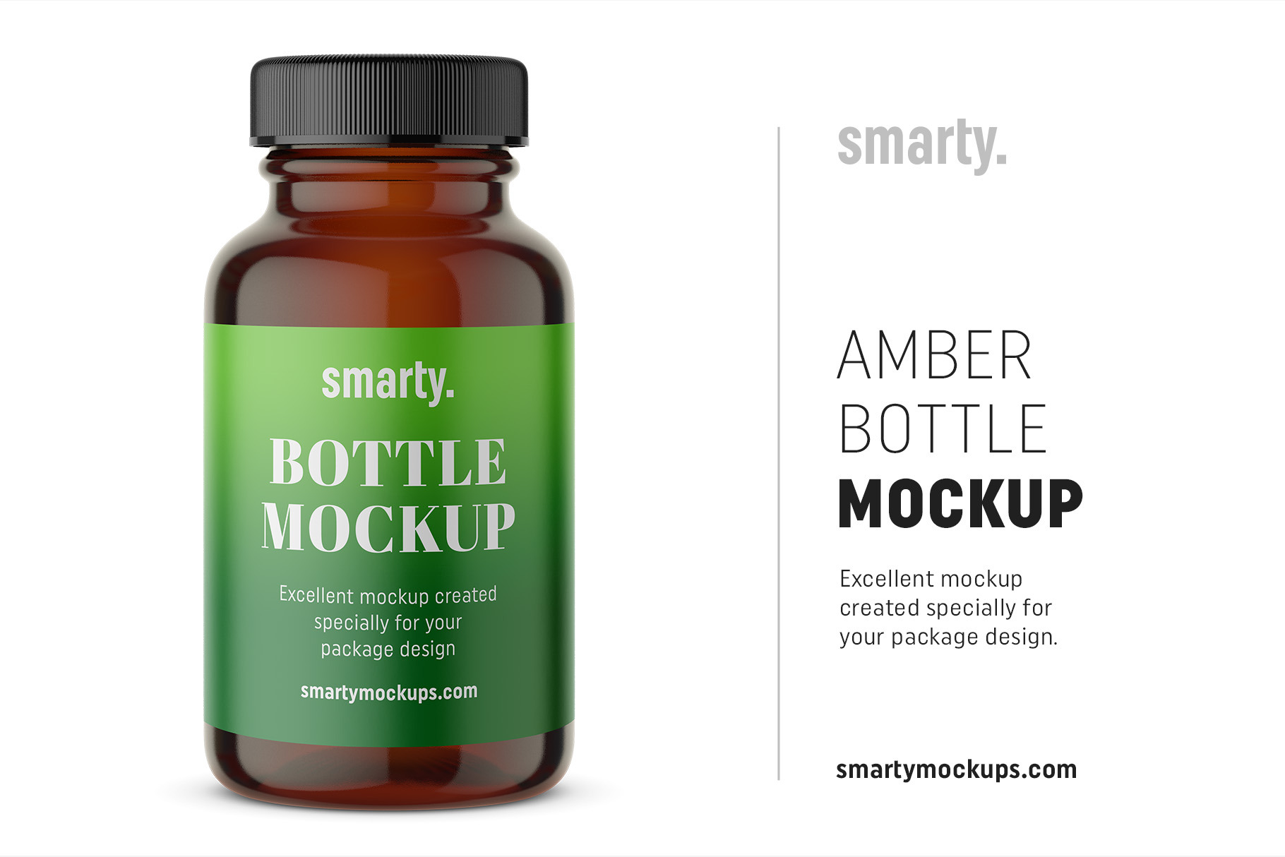 Download Pharmacy Amber Jar Mockup Creative Photoshop Templates Creative Market