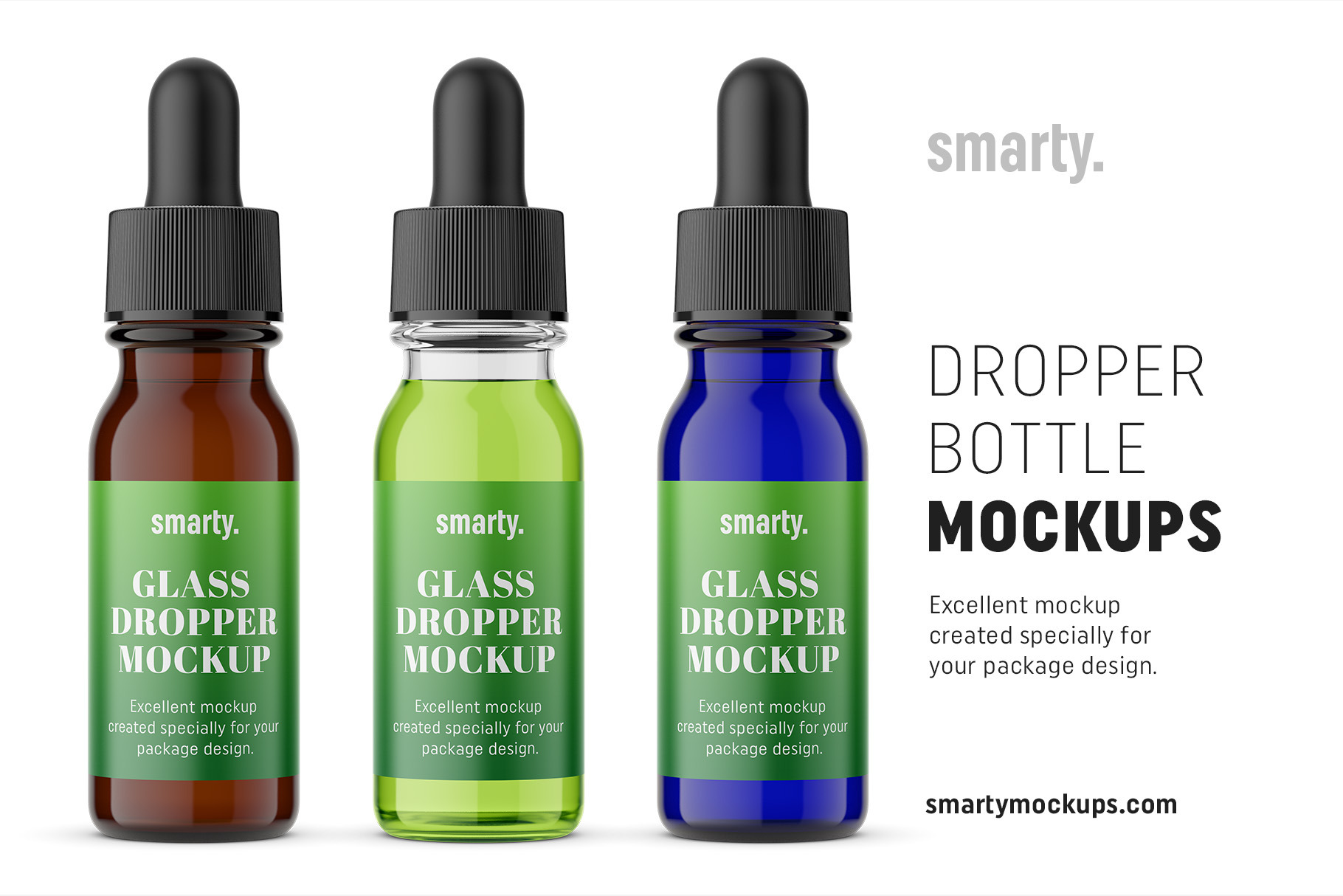 Download Pharmacy Dropper Bottles Mockup Creative Photoshop Templates Creative Market