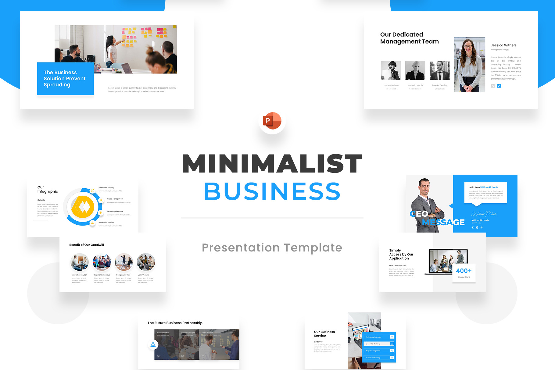 Minimalist Business PowerPoint | Presentation Templates ~ Creative Market