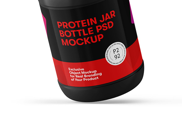 Protein Powder Container Mockups  Packaging Mockups ~ Creative Market