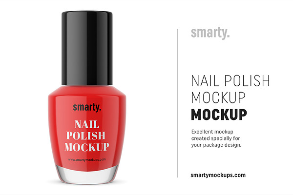 Download Nail Polish Mockup Creative Photoshop Templates Creative Market