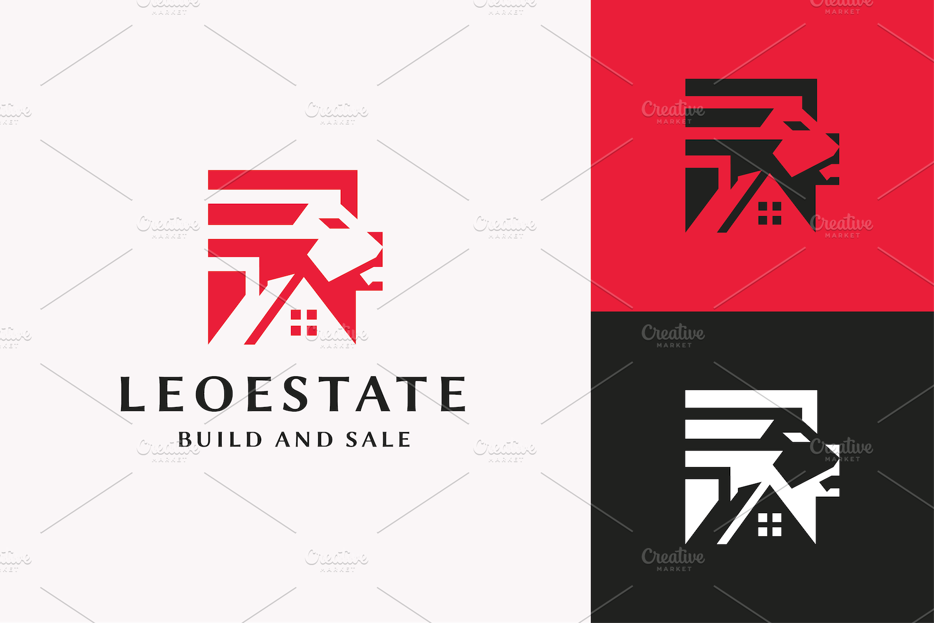 Lion Real Estate Logo Branding & Logo Templates Creative Market