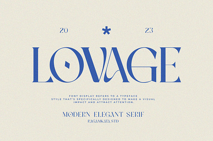 Modern Ligature Font | Serif Fonts ~ Creative Market