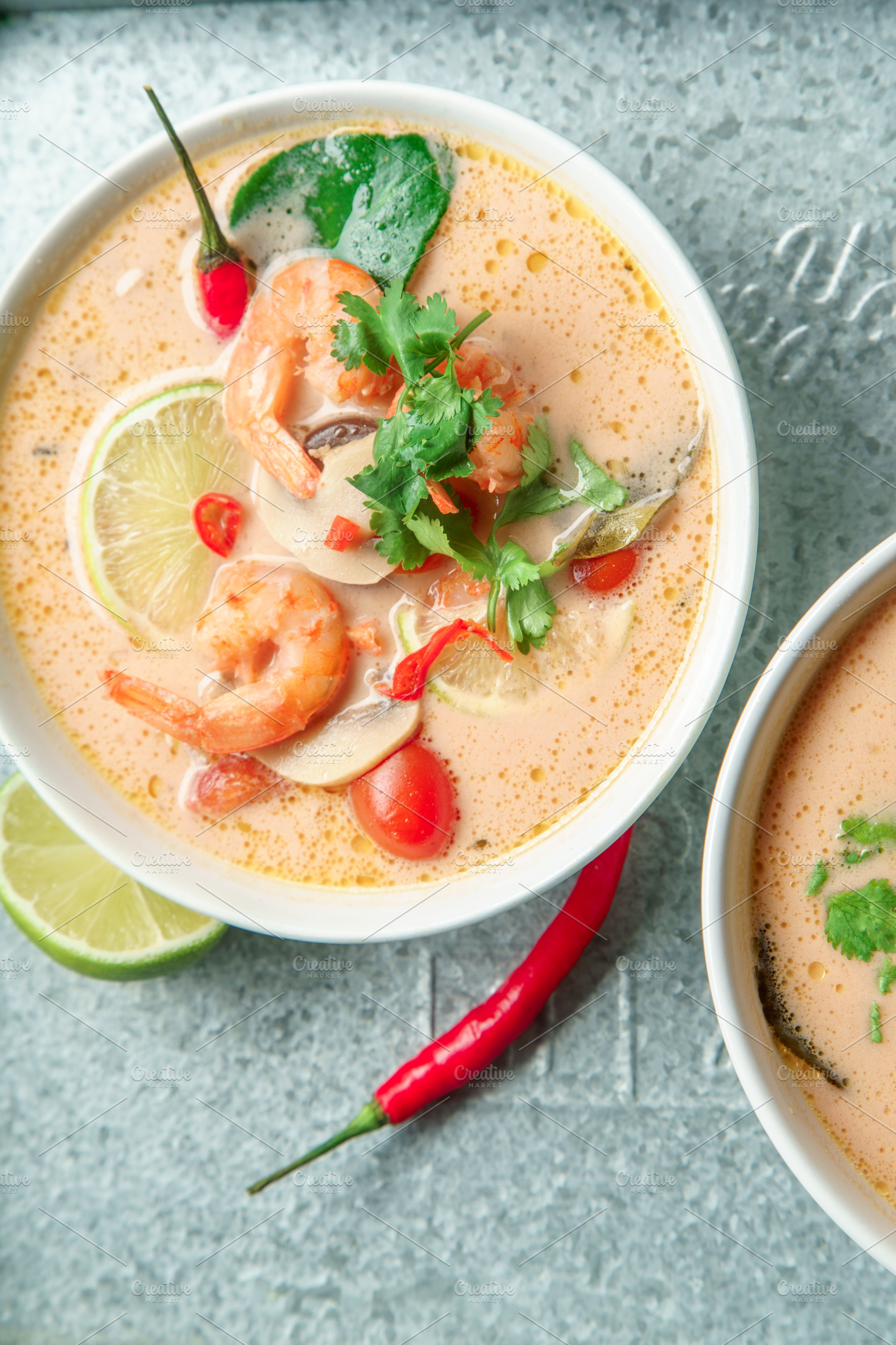 Traditional thai soup tom yum with s featuring tom, yum, and yam | Food ...