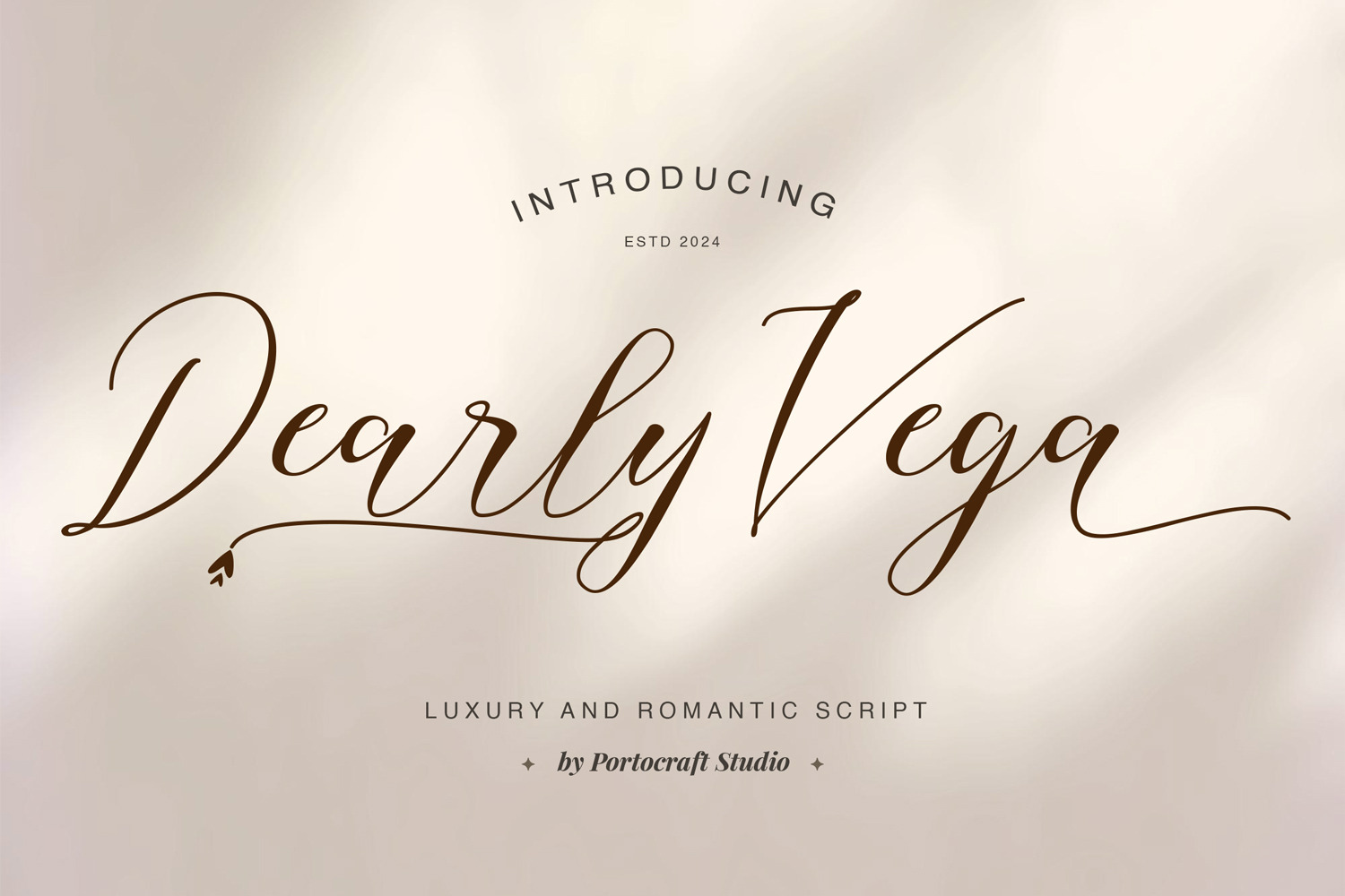 Dearly Vega Romantic Font | Script Fonts ~ Creative Market