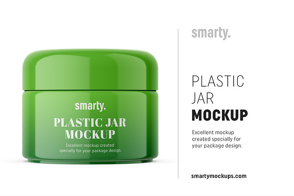 Download Plastic Jar Mockup Creative Photoshop Templates Creative Market