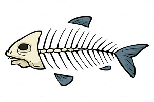 Download Fish Bone Svg Pre Designed Illustrator Graphics Creative Market