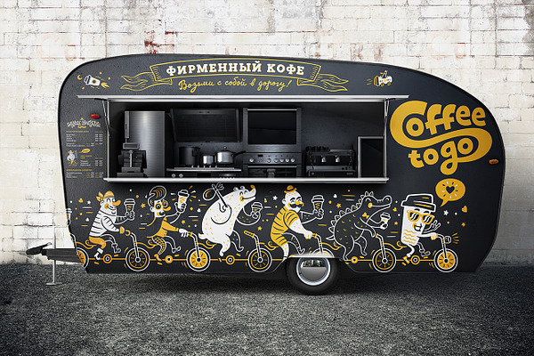 Download Food Truck Vol.2. PSD Mockup | Creative Photoshop Templates ~ Creative Market