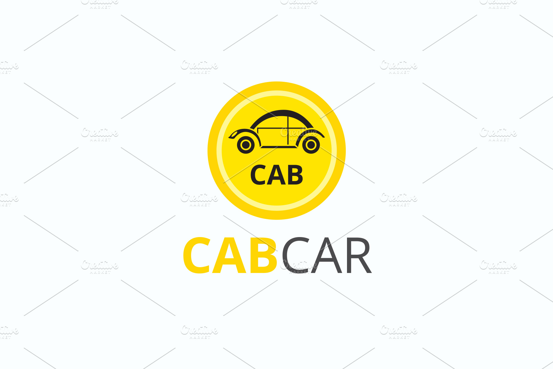 Cab Car Logo | Branding & Logo Templates ~ Creative Market