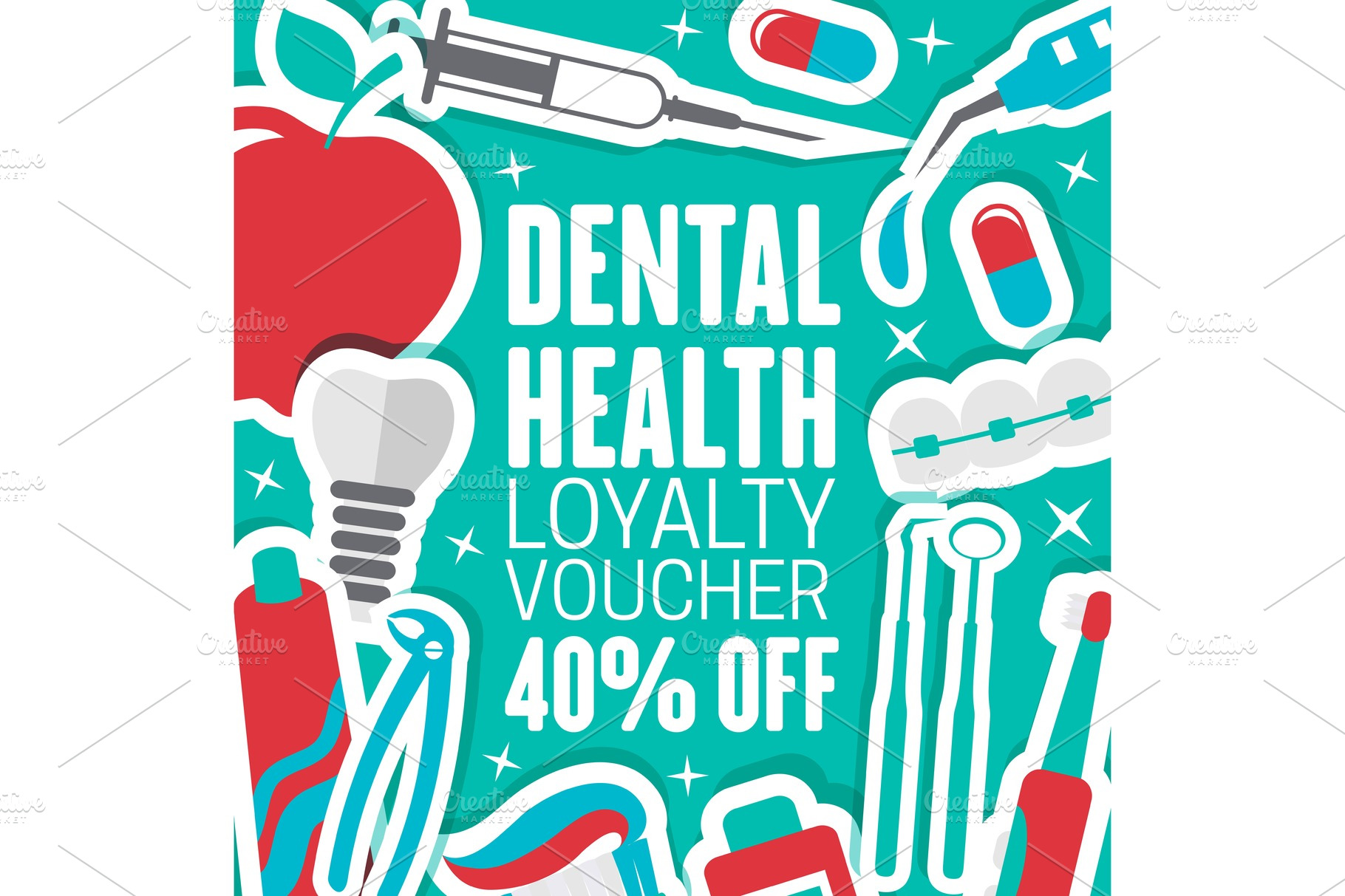 dental-clinic-discount-voucher-healthcare-illustrations-creative-market