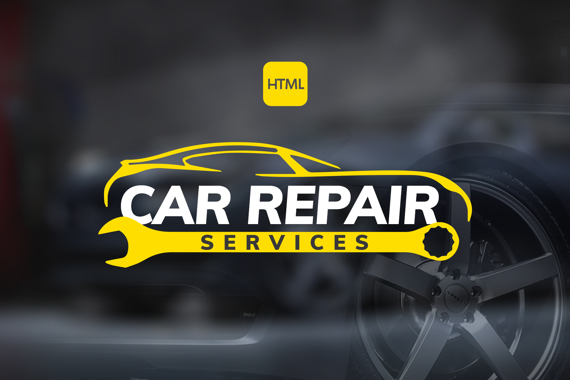 Download Car Repair Service Html Template Creative Html Css Themes Creative Market