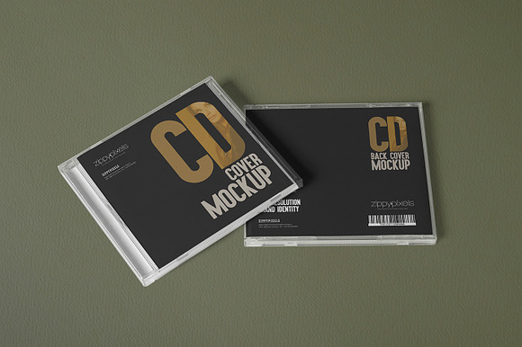 Download Cd Cover Mockups Creative Illustrator Templates Creative Market