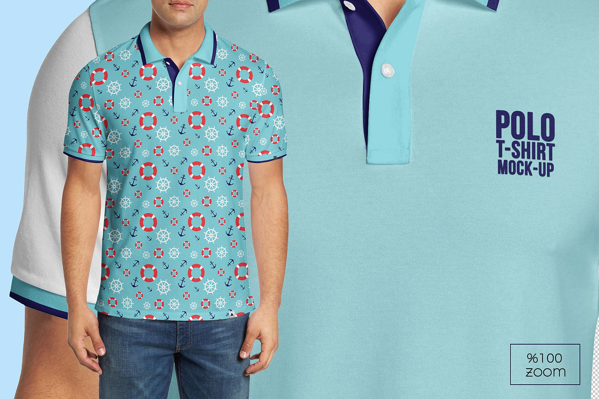 Polo shirt Mock-Up | Creative Photoshop Templates ~ Creative Market